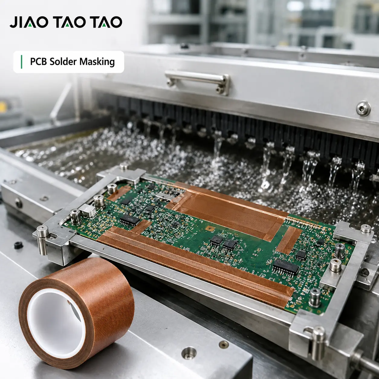 PTFE fiberglass tape for electronics and electrical use